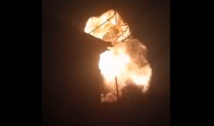 Portul rusesc Tuapse, din Krasnodar, în flăcări după un atac cu drone