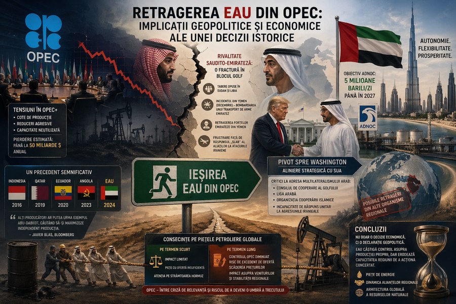 Retragerea Emiratelor Arabe Unite din OPEC: implicații geopolitice și economice ale unei decizii Istorice