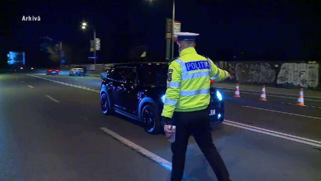 Şofer prins pe DN 11, între Brașov și Bacău, circulând cu viteză mare, băut şi cu doi copii în portbagaj