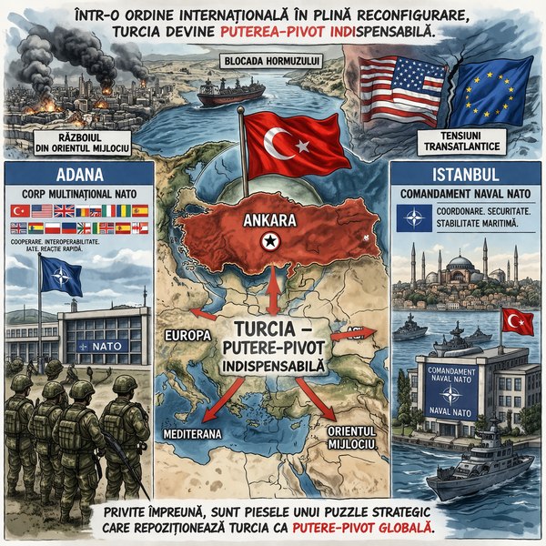 Turcia, pivotul care reconfigurează NATO: Adana, Istanbul și jocul mare al Ankarei
