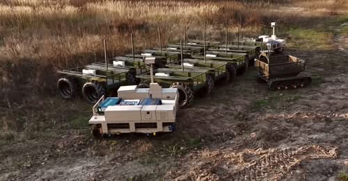 Un robot de luptă ucrainean a luat prizonieri soldați ruși fără să tragă niciun foc. Zelensky: „Viitorul este deja pe câmpul de luptă, iar Ucraina îl creează”