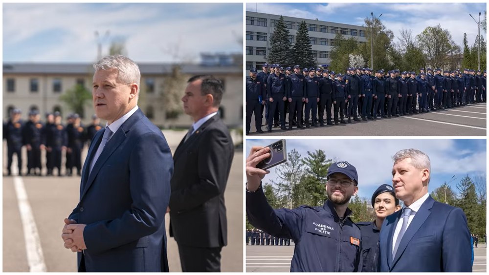 Vizita inopinată a ministrului de Interne la Academia de Poliție „Alexandru Ioan Cuza”. Ce le-a transmis studenților