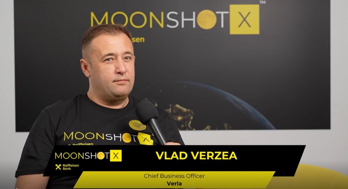 Vlad Verzea, Chief Business Officer, Verla: Scopul nostru prin programul MoonShotX este să avem o prezenţă regională în Europa Centrală şi de Est. În următorii cinci ani, vrem să ne dublăm cifra de afaceri, să ajungem la 40 mil. euro