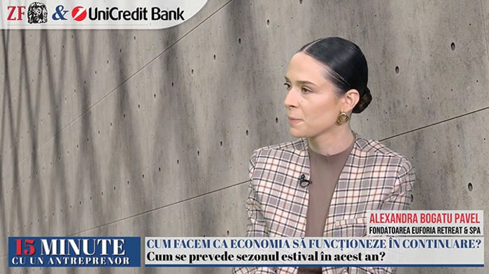 ZF 15 minute cu un antreprenor. Alexandra Bogatu Pavel, fondatoarea Euforia Resort: Constanţa poate fi promovată ca o destinaţie de city-break. Mai este loc de hoteluri boutique pe litoral, cu servicii bune