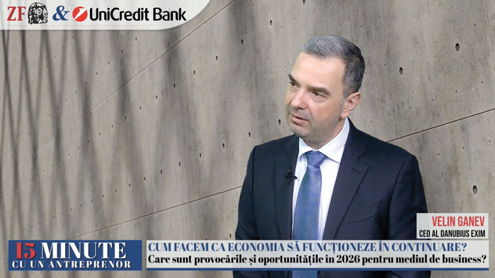 ZF 15 minute cu un antreprenor. Velin Ganev, Danubius Exim: Ne pregătim să lansăm soluţii care ne vor ajuta să ieşim în afara ţării. Ne uităm la Europa Centrală şi de Vest