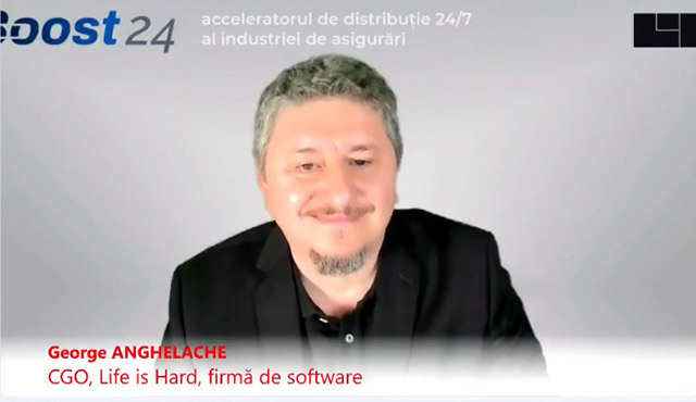 ZF Live. George Anghelache, CGO Life is Hard, firmă de software: Boost24 devine un accelerator digital între relaţia brokerilor şi agenţilor şi clienţii finali. Am observat împreună cu partenerii noştri că agenţii lor şi-au redus timpul operaţional de interacţiune cu clienţii între 30% şi 50%
