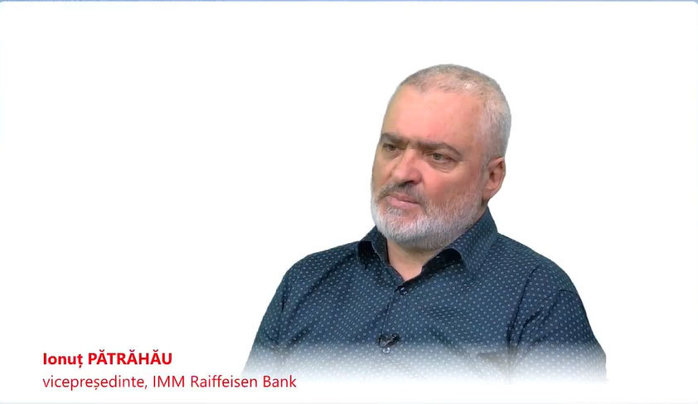 ZF Live. Ionuţ Pătrăhău, vicepreşedinte IMM, Raiffeisen Bank România: Finanţarea este importantă, dar realitatea este că IMM-urile au nevoie de banking, nu neapărat pentru credite, dar şi pentru alte servicii