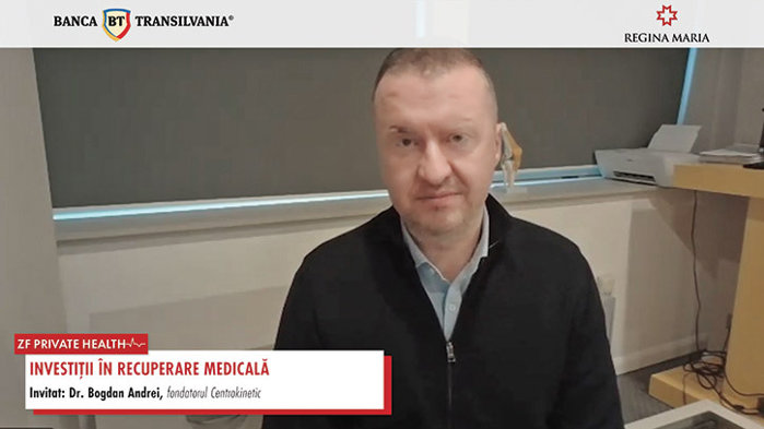 ZF Private Health. Reţeaua de clinici de ortopedie şi recuperare medicală Centrokinetic deschide a zecea clinică şi pregăteşte încă două investiţii în Cluj-Napoca şi în Capitală
