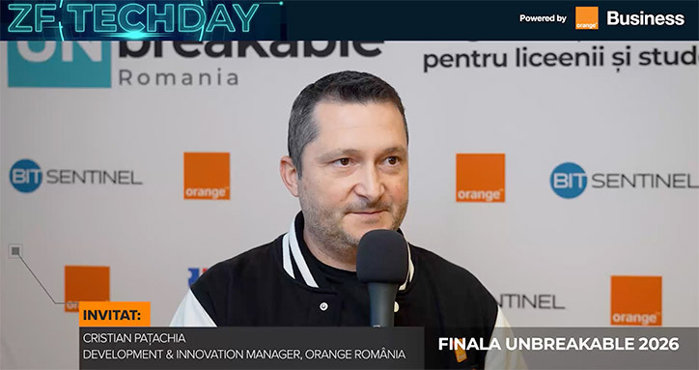 ZF Tech Day. După 9 ediţii ale competiţiei de securitate cibernetică Unbreakable şi peste 6.500 de participanţi, Orange România merge către învăţământul academic cu primul master de cyber axat pe hardware şi wireless security. Acesta va începe în septembrie la Facultatea ETTI din cadrul Politehnicii Bucureşti