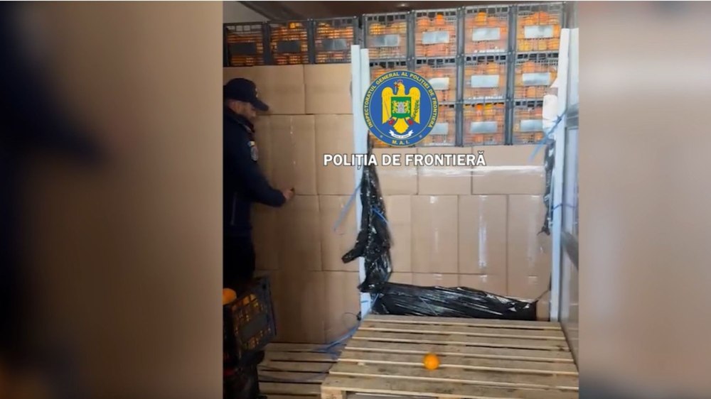 Captură de două milioane la Giurgiu: ce se ascundea într-un transport de citrice
