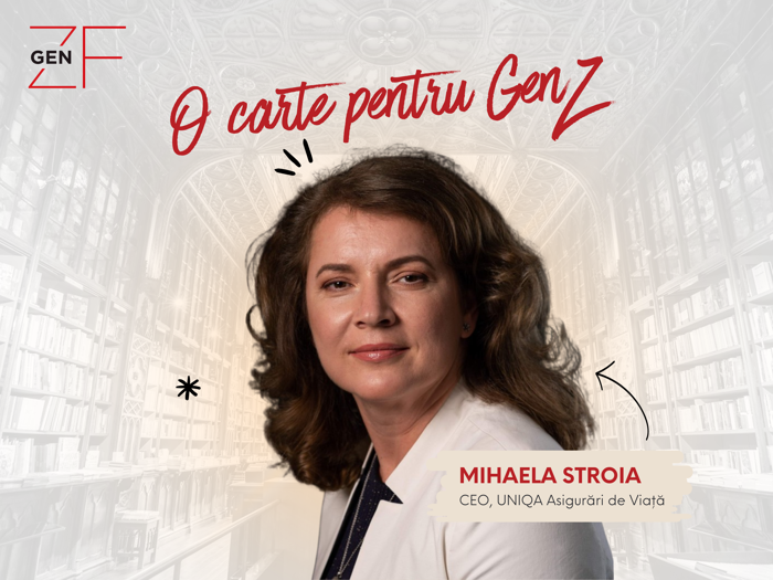 Ce carte îţi recomandă Mihaela Stroia, CEO, UNIQA Asigurări de Viaţă, companie de asigurări aflată în top 10 cele mai mari din România