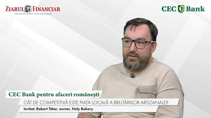 CEC Bank pentru afaceri româneşti. Robert Tătar, owner, Holy Bakery: La trei ani şi jumătate de la deschiderea Holy Bakery în zona Floreasca, Robert Tătar – întors în România după 18 ani petrecuţi în Spania – vede în antreprenoriatul HoReCa o rezilienţă neaşteptată în context economic dificil