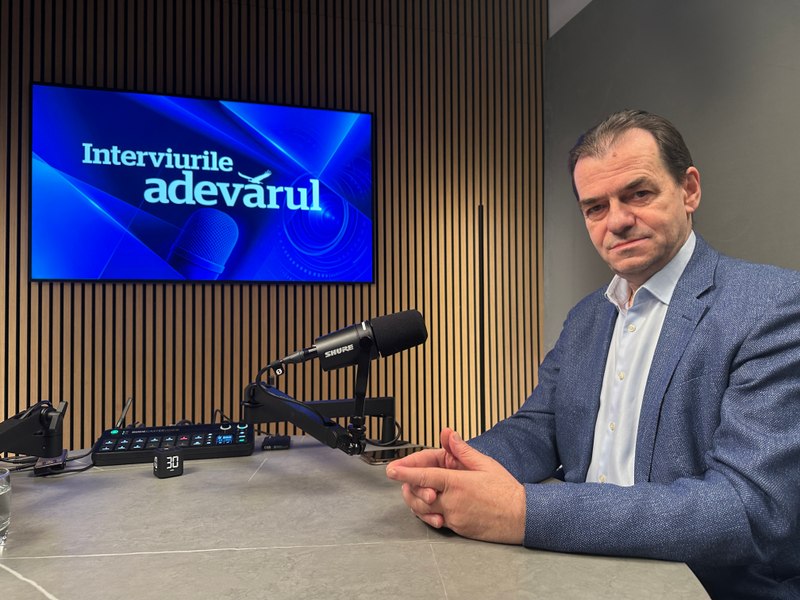 Fostul lider liberal Ludovic Orban, invitat miercuri la Interviurile Adevărul