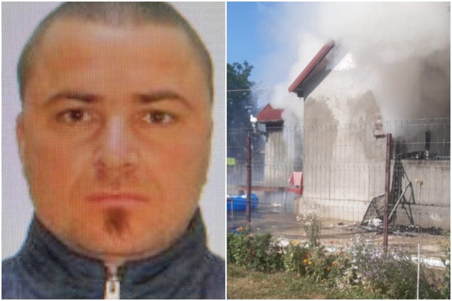 Fratele lui Emil Gânj, criminalul care și-a incendiat concubina, amenință familia victimei