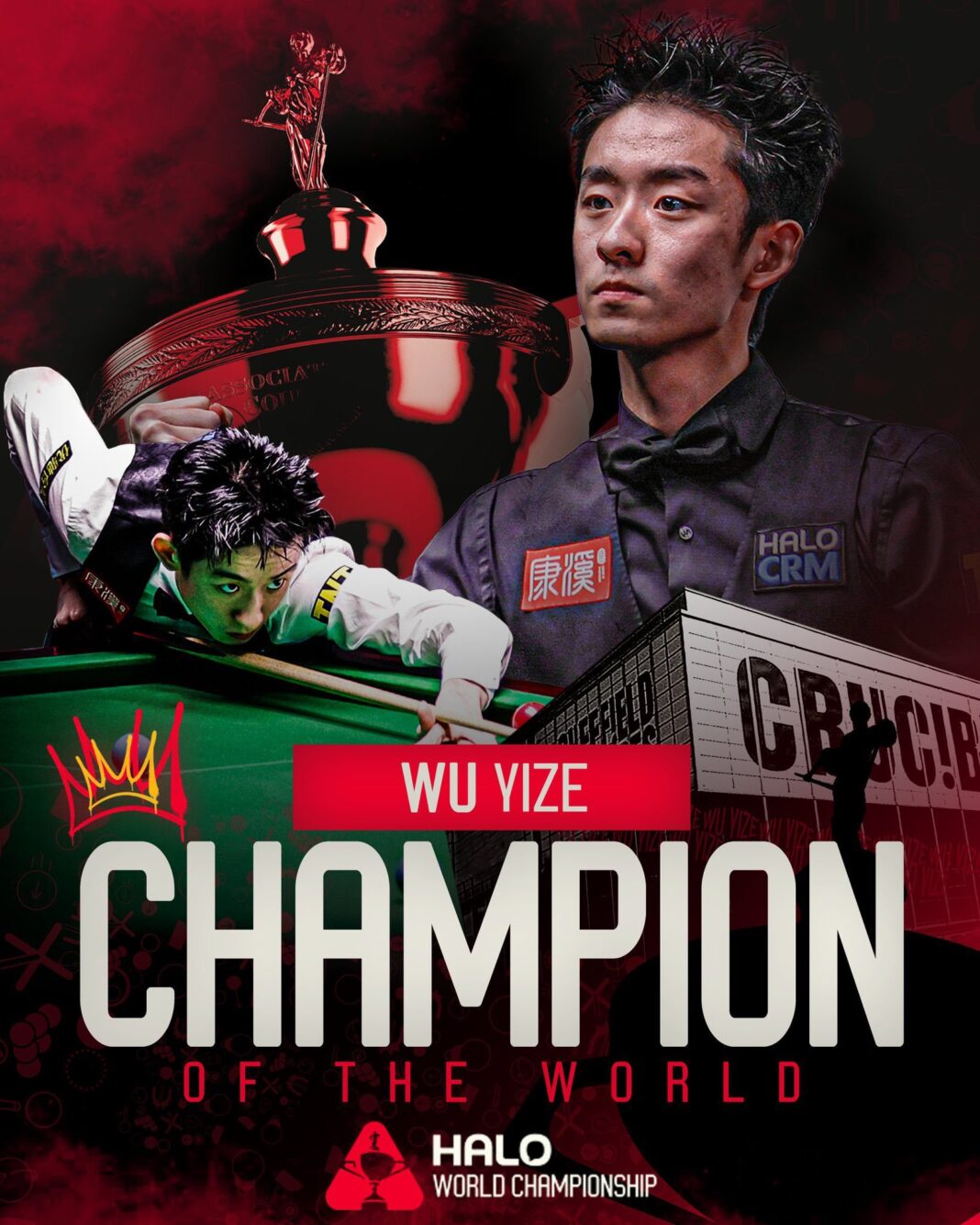 NEWS.ro: Wu Yize a câştigat Campionatul Mondial de Snooker, La 22 de ani, el este al doilea cel mai tânăr câştigător al titlului mondial din istorie