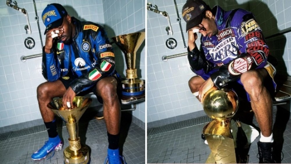Un fotbalist de la Inter a imitat o fotografie veche de 25 de ani. Kobe Bryant suferea teribil, deși tocmai cucerise titlul în NBA