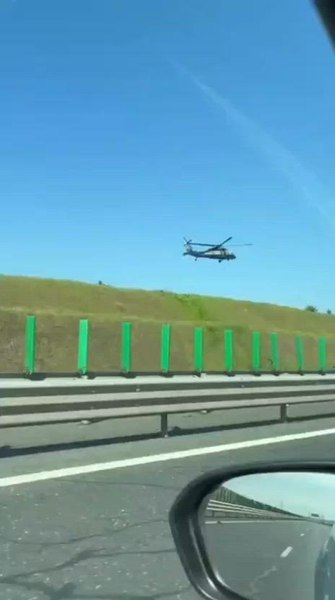 Urmărire ca în filme, cu elicopterul, pe Autostrada A2: șofer băut, prins după ce a refuzat să oprească