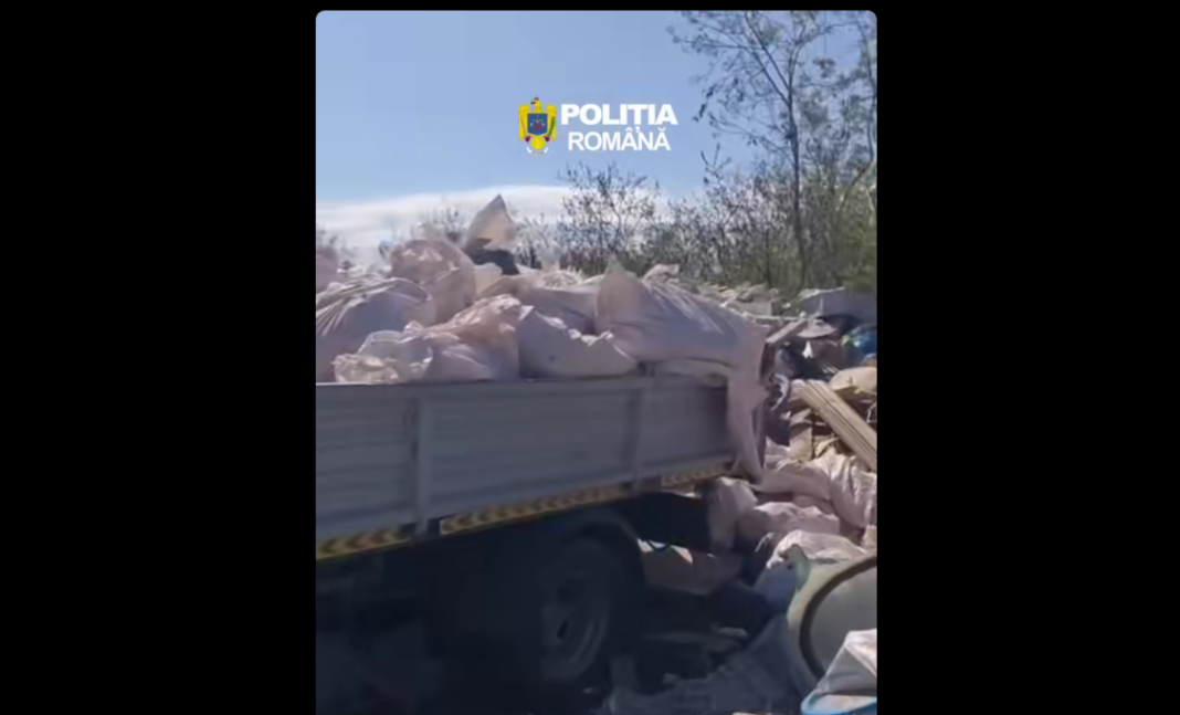 VIDEO | Un tânăr din Arad, amendat cu 30.000 de lei pentru că a abandonat gunoiul într-un loc nepermis