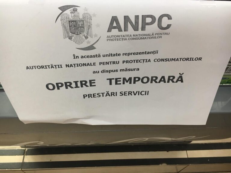 ANPC a aplicat sancțiuni de peste 3,6 milioane de lei în prima săptămână din iunie