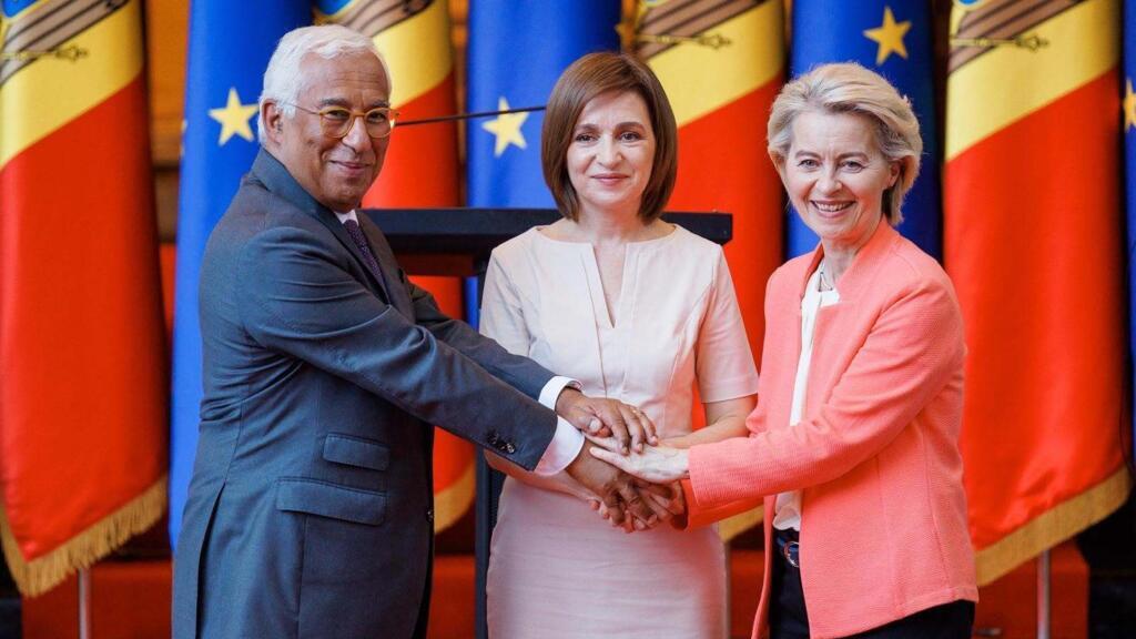 RFI: Maia Sandu, discuții cu Antonio Costa. Cele 27 state UE au convenit deschiderea primului cluster de negocieri ”Valori fundamentale”