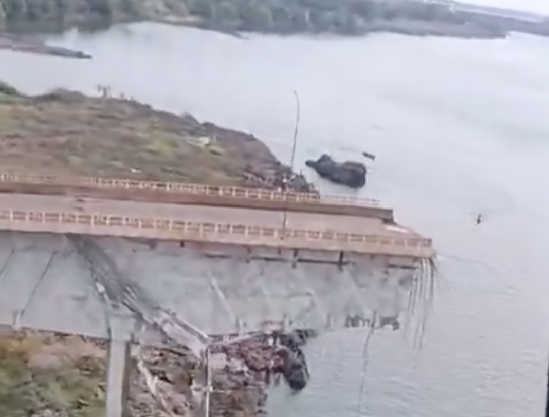 Ucraina revendică distrugerea unui pod feroviar peste Canalul Crimeii de Nord