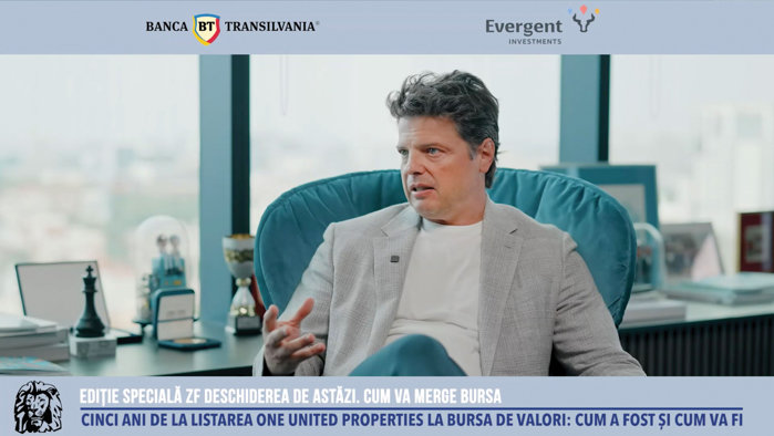 Cinci ani de la listarea la Bursa de Valori. One United Properties pregăteşte expansiunea în SUA, unde niciun dezvoltator imobiliar din România nu a mai ajuns, proiecte noi în marile oraşe ale ţării şi cel mai bun an din istorie la capitolul livrărilor. Andrei Diaconescu: Listarea este o formă de reinventare a companiei. O recomand oricărui antreprenor serios