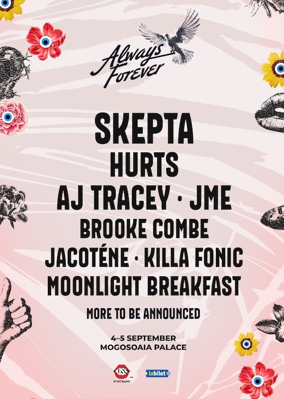 NEWS.ro: Festivalul Always Forever, pe 4 şi 5 septembrie, la Palatul Mogoşoaia/ Skepta, Hurts, Moonlight Breakfast, în line-up