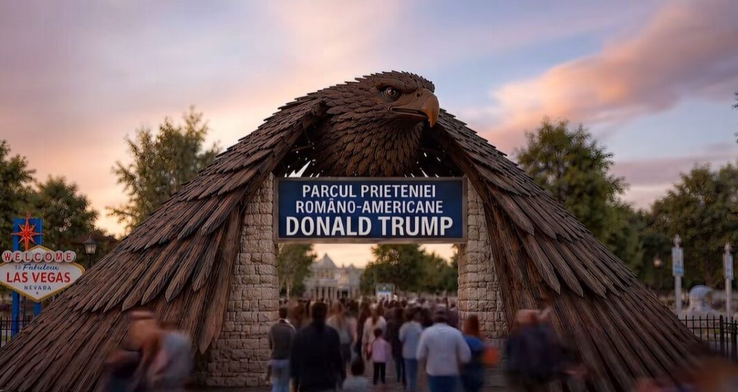 NEWS.ro: Primarul Sectorului 4 Daniel Băluţă prezintă conceptul Parcului Prieteniei Româno-Americane „Donald Trump” - FOTO, VIDEO