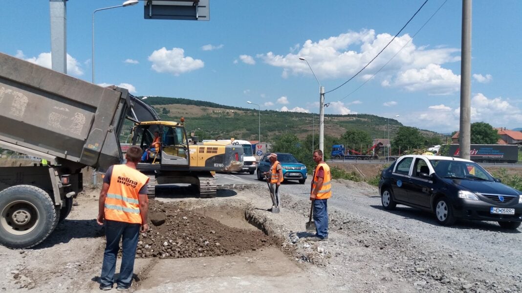Ploile întârzie lucrările la podul peste Siret. Finalizarea Drumului Expres Brăila–Galați intră în așteptare