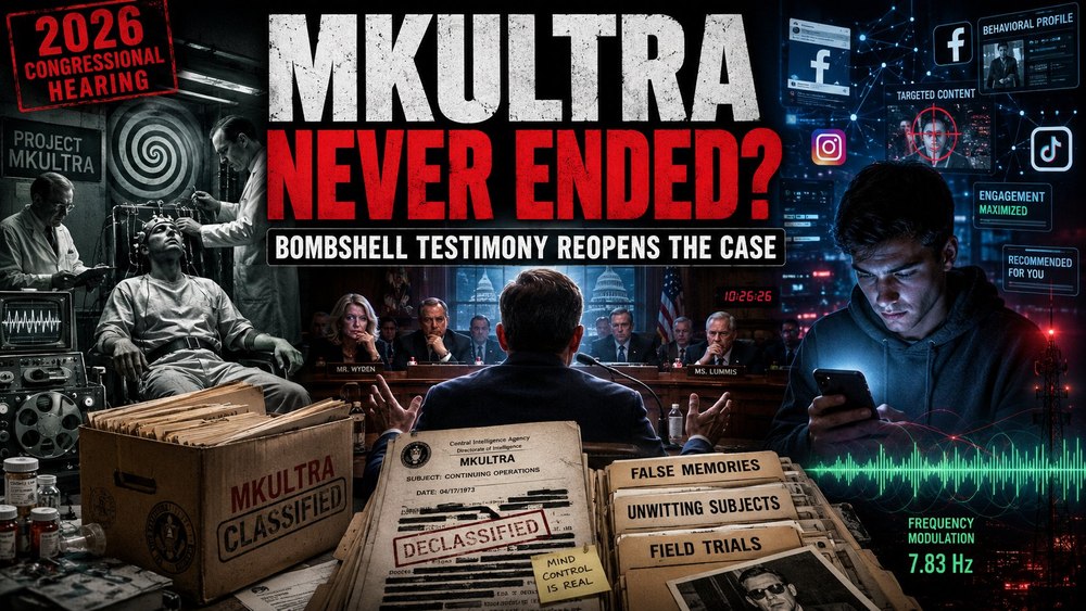 Proiectul MKUltra. Noi mărturii în Congresul SUA despre programul secret al CIA de control al minții