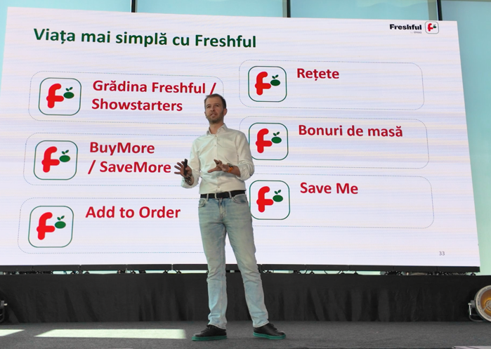 Dante International, compania din spatele eMAG, a mutat operaţiunile de livrare rapidă de alimente Freshful Now în compania care operează supermarketul Freshful, evaluând operaţiunea la 6,26 mil. lei