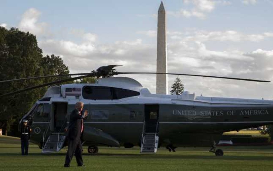 „Nu aud Marine One”. Elicopterul lui Donald Trump, din nou cu probleme de comunicare
