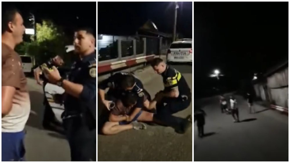 Scandal violent într-un bar din Bacău. Polițiștii au tras focuri de avertisment după ce au fost atacați