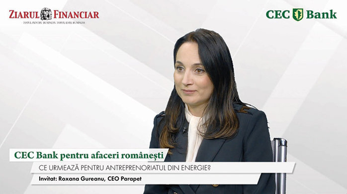 CEC Bank pentru afaceri româneşti. Roxana Gureanu, CEO, Parapet: Creştem internaţional, în pieţe precum Italia, pentru că exportăm capacităţile de forţă de muncă pe care le avem aici, acolo. De la începutul anului am angajat 200 de oameni, avem 1 GW de proiecte în dezvoltare