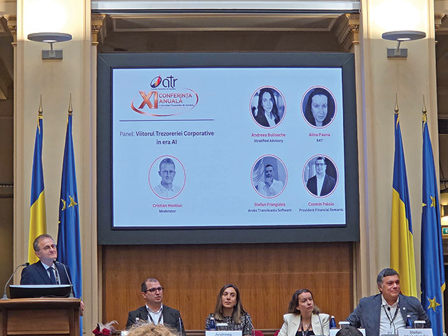 AI nu îi va înlocui pe trezorieri în viitor, dar le va schimba profesia. „Profesia de trezorier s-a transformat dintr-una în care eram cei care făceam plăţile într-o profesie în care suntem cei care ţinem compania pe linia de plutire şi o menţinem funcţională în vremurile grele“