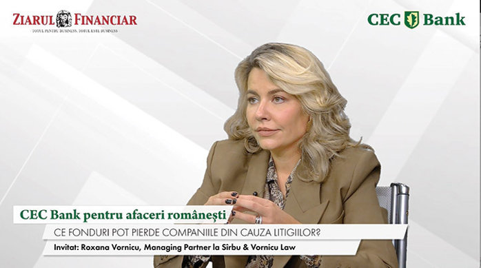CEC Bank pentru afaceri româneşti, un proiect ZF & CEC Bank. Roxana Vornicu, Sîrbu & Vornicu Law: Statul construieşte autostrăzi, spitale şi centrale cu acelaşi contract, iar când apar probleme le trimite la instanţe, unde pot sta un an. Poate fi Marea Britanie un exemplu de urmat?