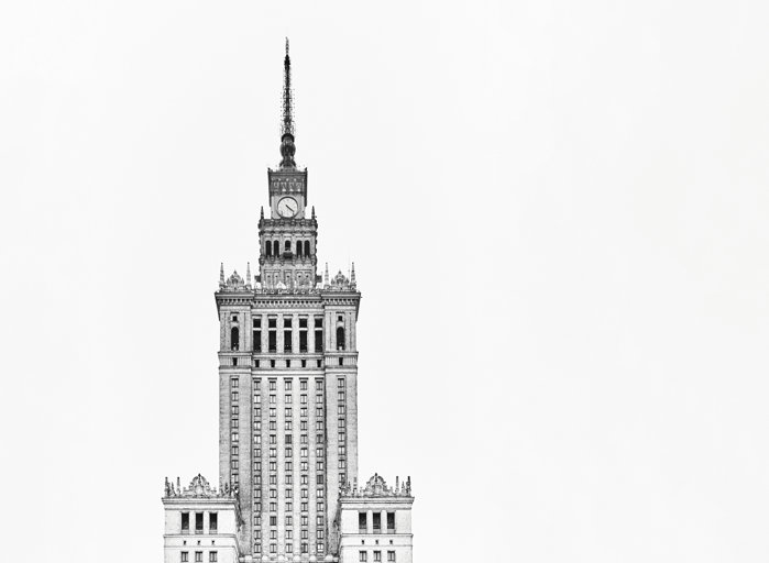 Cele trei feţe ale Varşoviei , între Palatul Culturii, oraşul vechi şi Varso Tower
