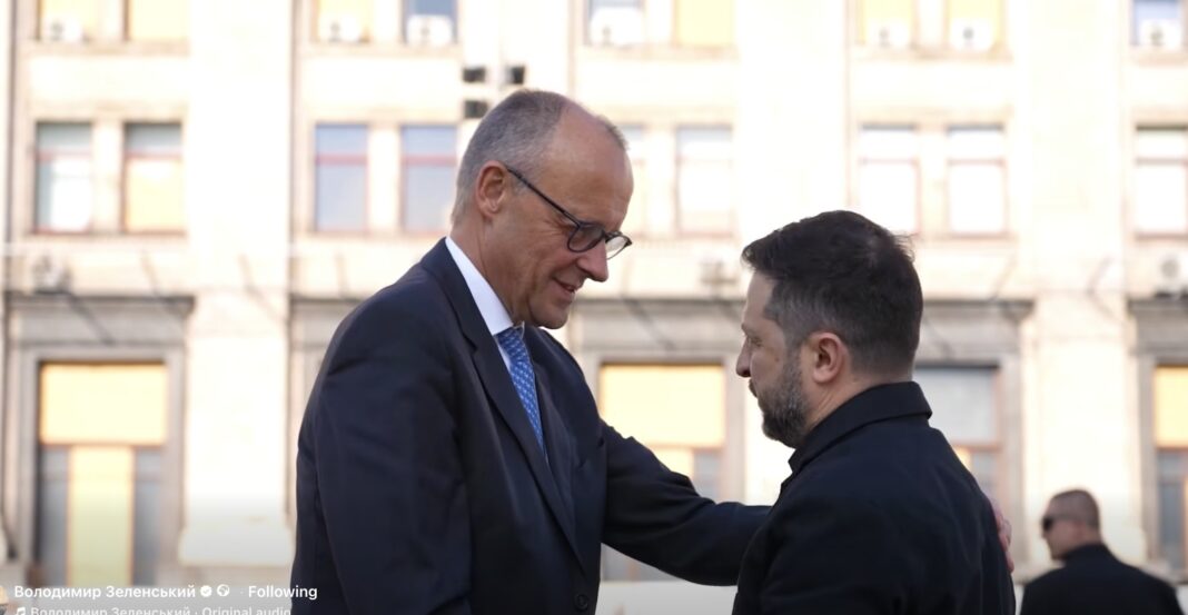 De la Kiev, Cancelarul Merz îi cere lui Putin să pună capăt războiului său lipsit de sens / Zelenski: Vizita Cancelarului, un semnal necesar și curajos din partea sa și din partea întregii Germanii