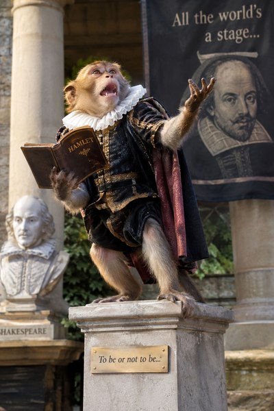 Dilema proiectului cu maimuța care stă pe un piedestal și recită Shakespeare