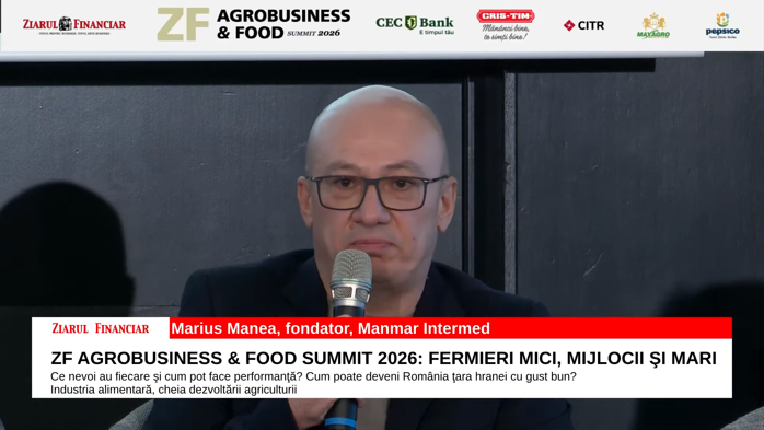 Marius Manea, Manmar Intermed: „Fermierul, în general, este un foarte prost gestionar al cash flow-ului. Se vede în toamnă, când încasează mare parte a contravalorii produselor şi începe să cheltuiască în stânga şi-n dreapta: maşini, apartamente pentru copii. Se trezeşte spre iarnă, când îşi dă seama că până în toamna următoare sunt foarte multe cheltuieli”