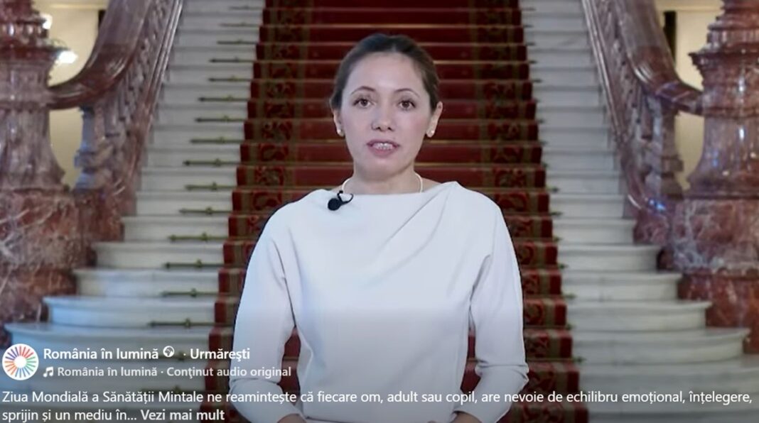 Mirabela Grădinaru, mesaj video de Ziua Mondială a Sănătății Mintale: „Nimeni nu ar trebui să se simtă rușinat pentru că trece printr-o perioadă dificilă. A cere ajutor nu este un semn de slăbiciune, e un act de curaj și de grijă pentru propria viață”