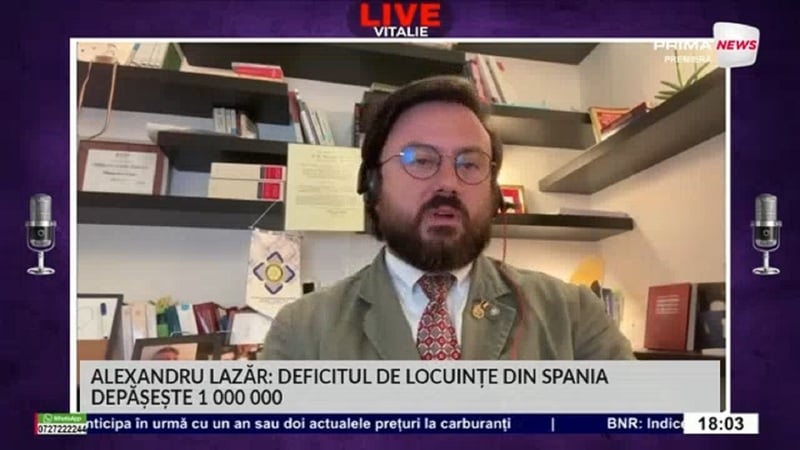 NEWS.ro: Alexandru George Lazăr, consul onorific al României în Insulele Baleare: Spania se confruntă cu un deficit de peste un milion de locuinţe