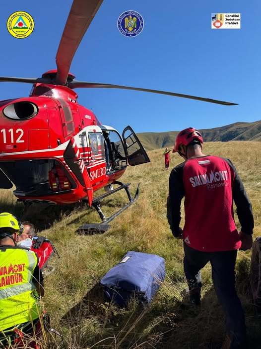 NEWS.ro: Bărbat rănit în timp ce practica enduro, în masivul Ciucaş. Victima, preluată de un elicopter SMURD