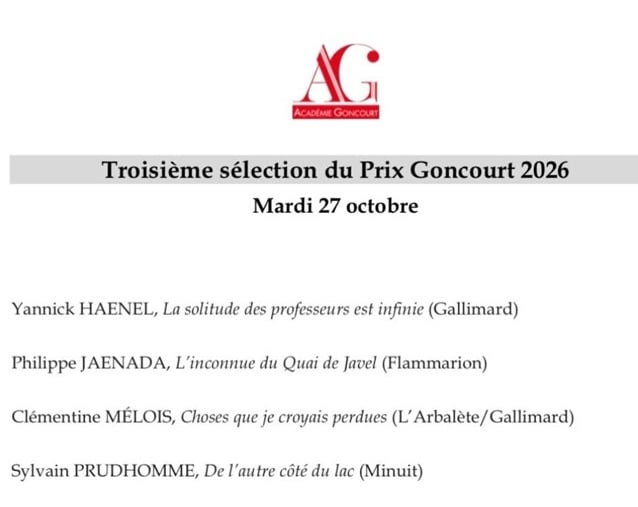 NEWS.ro: Cei patru finalişti pentru Premiul Goncourt