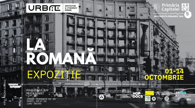 NEWS.ro: Expoziţie care documentează zona Pieţei Romane şi cele şase clădiri-pilon, deschisă la Bucharest Architecture Forum