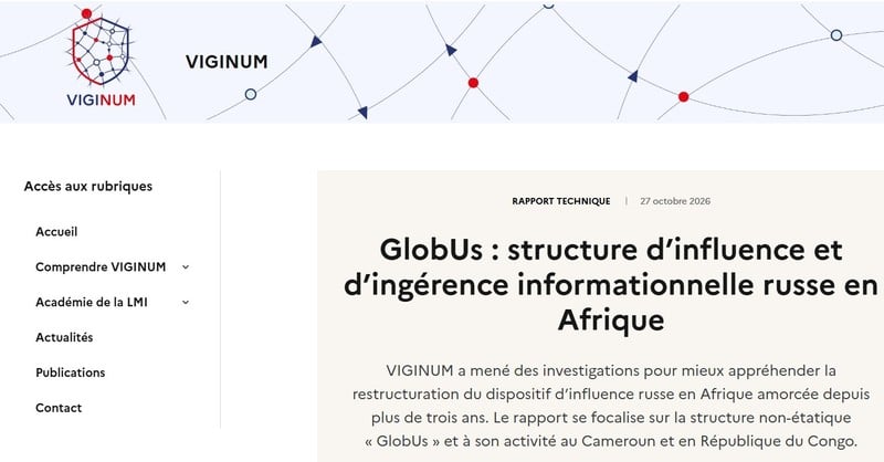 NEWS.ro: Franţa denunţă noi „operaţiuni de ingerinţă” în favoarea Rusiei, orchestrate din Africa de o reţea legată de fostul grup Wagner. Entitatea GlobUs, prezentată ca un club internaţional de experţi, este doar o „faţadă”