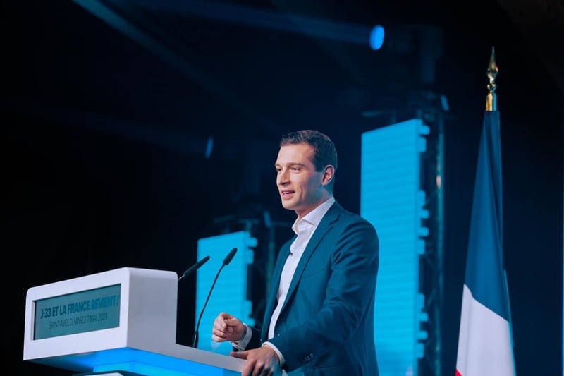 NEWS.ro: Franţa: Jordan Bardella a fost reales la conducerea Rassemblement National