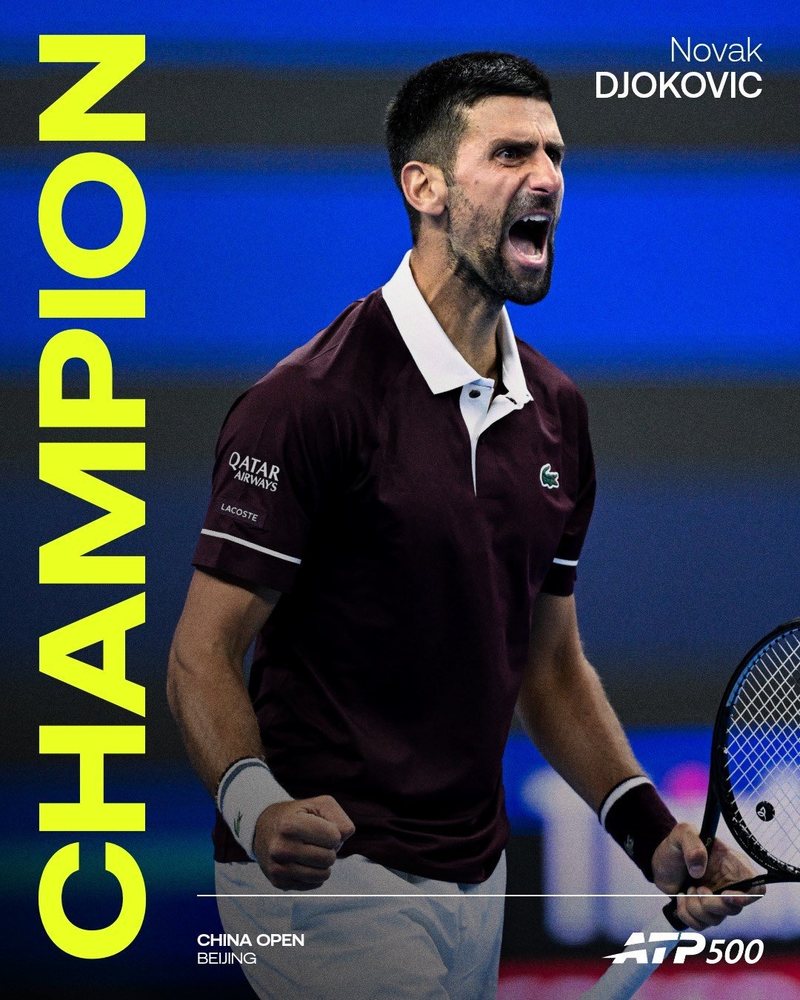 NEWS.ro: La 39 de ani, Novak Djokovici a câştigat turneul de la Beijing, al 102-lea titlu al carierei - VIDEO
