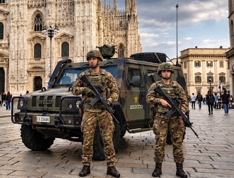 NEWS.ro: Meloni anunţă desfăşurarea a 500 de militari la Milano, până la sfârşitul anului, în urma unor confruntări violente între manifestanţi şi poliţie