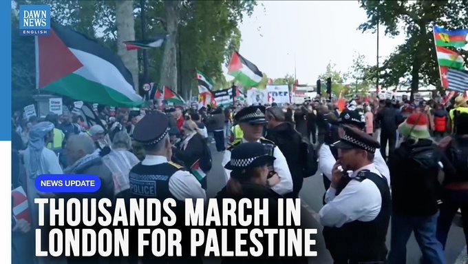 NEWS.ro: Mii de manifestanţi pro-palestinieni au mărşăluit la Londra, Berlin şi Dublin